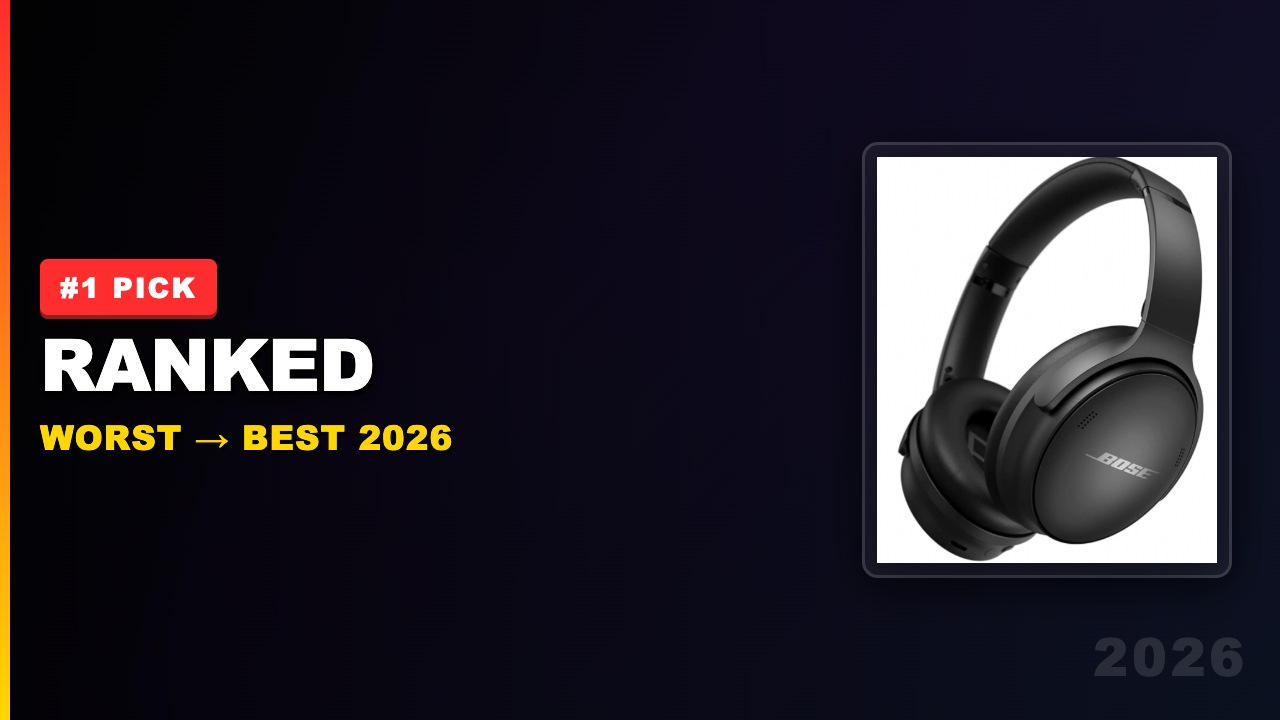 Top 5 Best Noise Cancelling Headphones of 2026: Find Your Perfect Match!